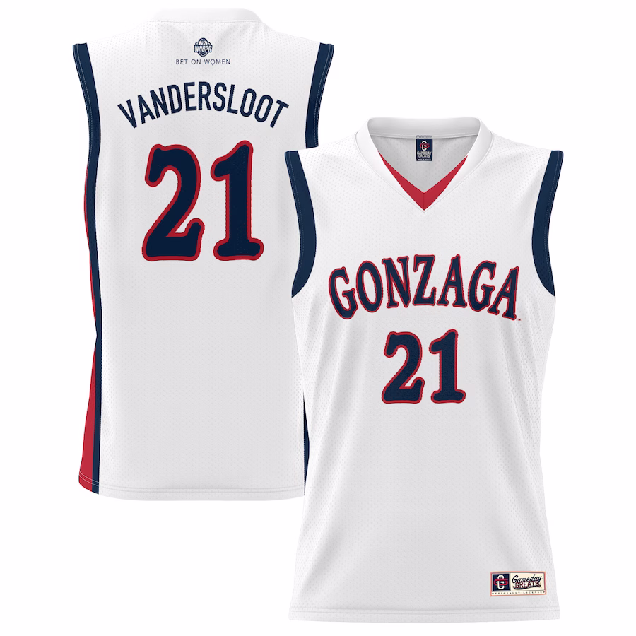 Courtney Vandersloot Gonzaga Bulldogs GameDay Greats Youth Lightweight Basketball Alumni Jersey - White