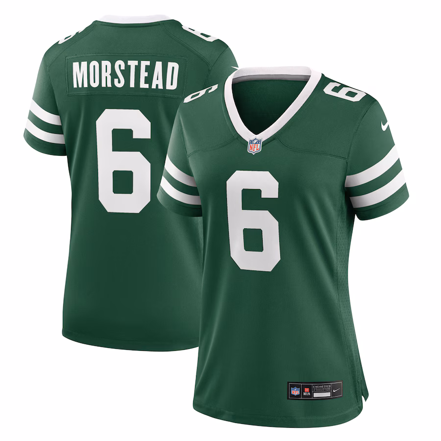 Women's New York Jets Thomas Morstead Nike Legacy Green Team Game Jersey