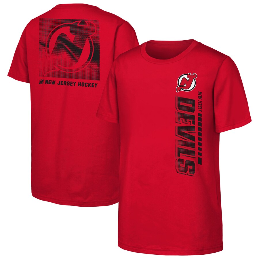 Youth New Jersey Devils Red Atmosphere T-Shirt