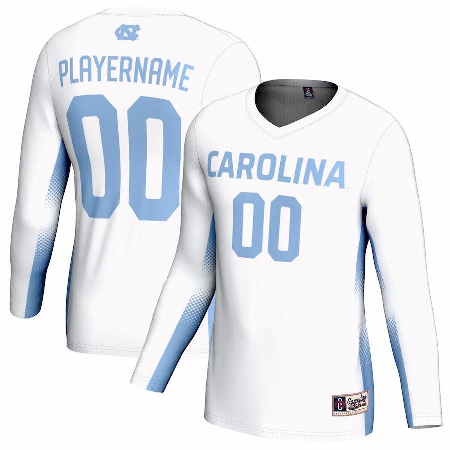 North Carolina Tar Heels GameDay Greats Youth NIL Pick-A-Player Lightweight Women's Volleyball Jersey - White