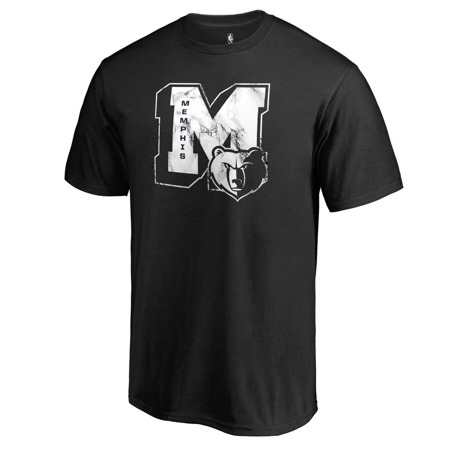 Men's Memphis Grizzlies Black Letterman T-Shirt