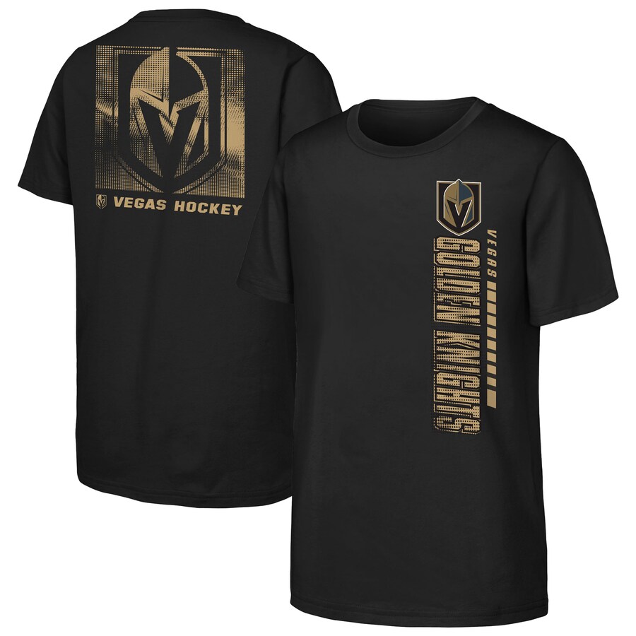 Youth Vegas Golden Knights Black Atmosphere T-Shirt