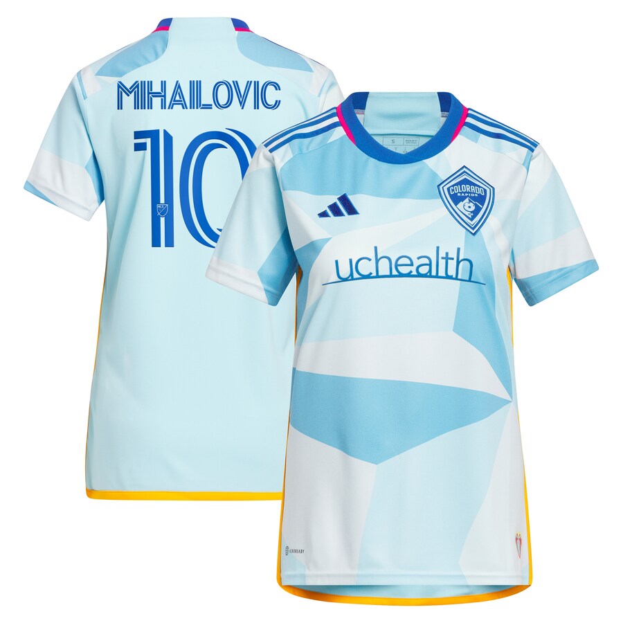 Women's Colorado Rapids Djordje Mihailovic adidas Light Blue 2024 New Day Kit Replica Player Jersey