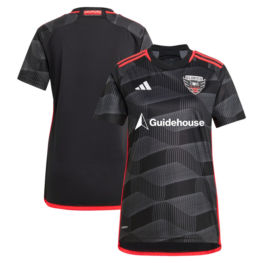 Women's D.C. United  adidas Black 2024 The Icon Kit Replica Jersey