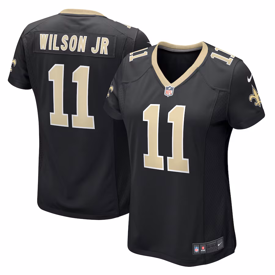 Women's New Orleans Saints Cedrick Wilson Jr. Nike Black Game Jersey