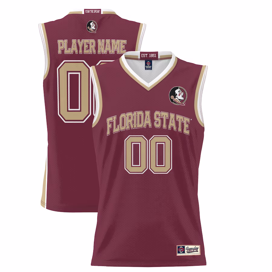 Florida State Seminoles GameDay Greats Unisex  Lightweight NIL Pick-A-Player Basketball Jersey - Garnet
