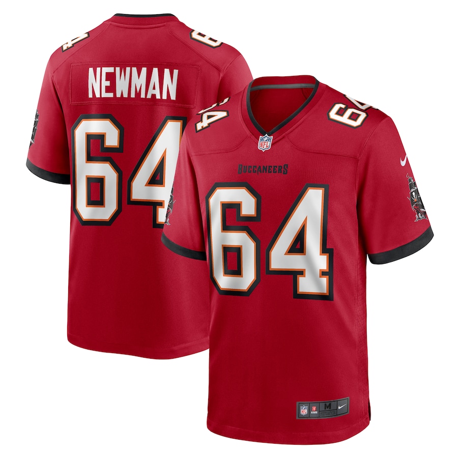 Men's Tampa Bay Buccaneers Royce Newman Nike Red Game Jersey