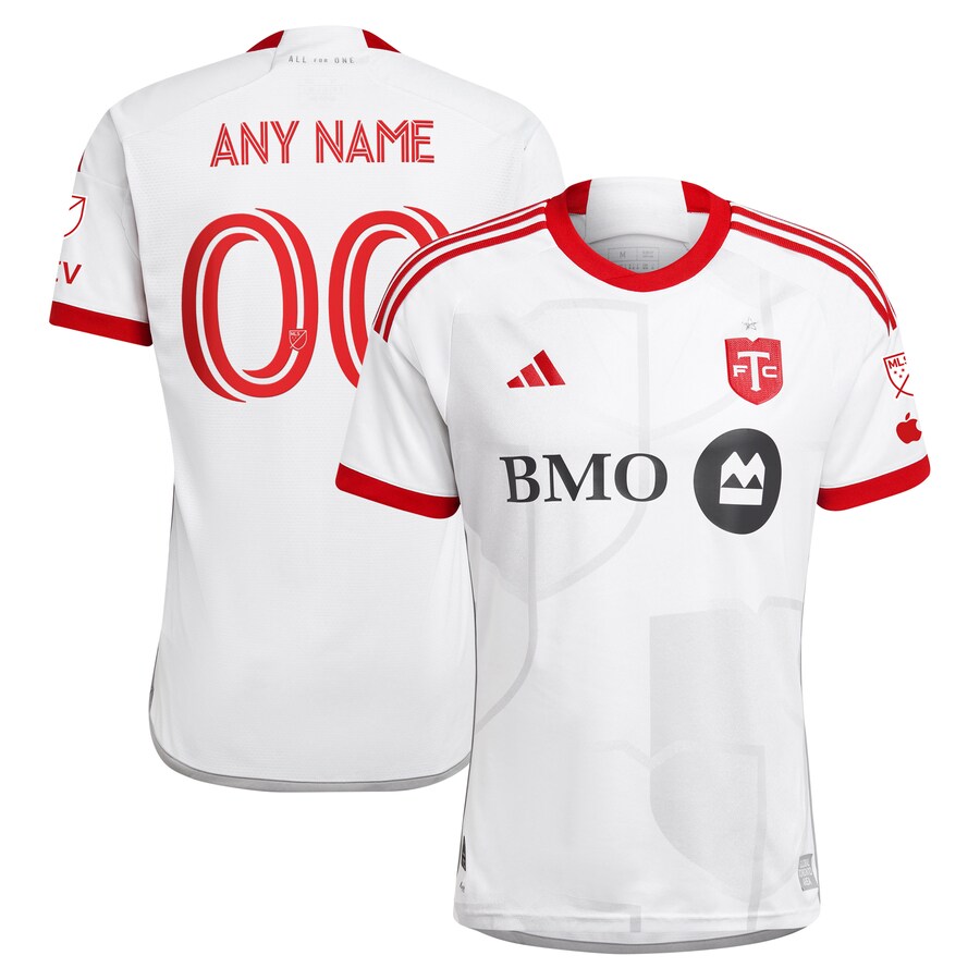 Men's Toronto FC  adidas White 2024 GTA Kit Authentic Custom Jersey