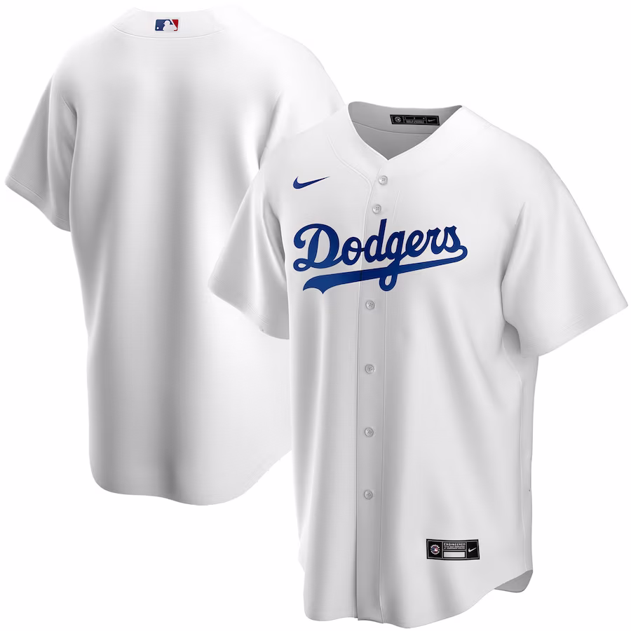 Youth Los Angeles Dodgers Nike White Home Replica Team Jersey
