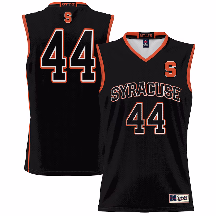 #44 Syracuse Orange GameDay Greats Unisex Lightweight Basketball Jersey - Black
