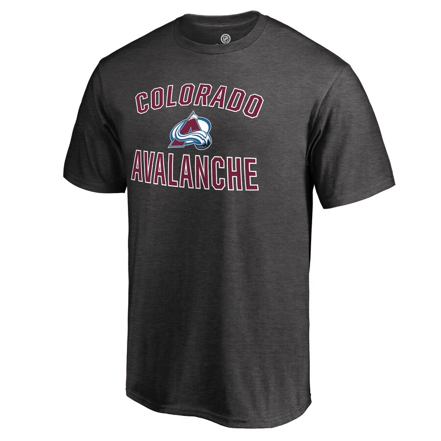 Men's Colorado Avalanche Heathered Gray Victory Arch T-Shirt