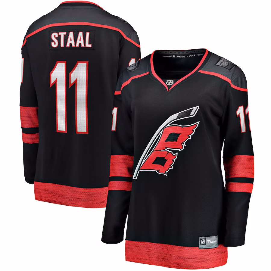 Women's Carolina Hurricanes Jordan Staal Fanatics Black Breakaway Alternate Player Jersey