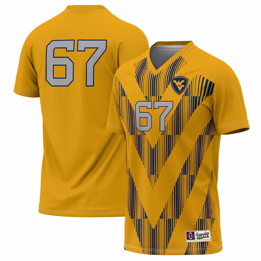 Youth GameDay Greats Gold West Virginia Mountaineers Lightweight Soccer Jersey