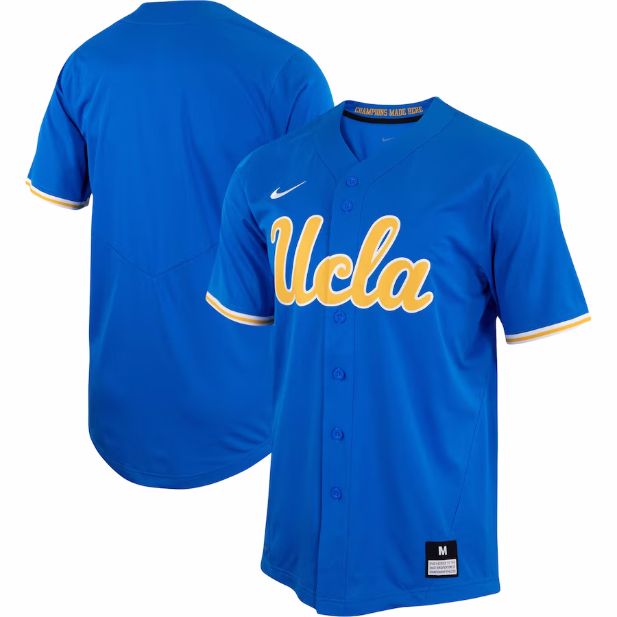 UCLA Bruins Nike Replica Baseball Jersey - Blue