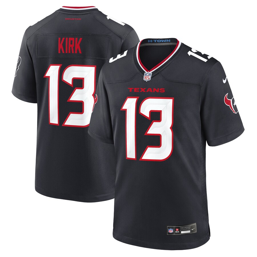 Men's Houston Texans Christian Kirk Nike Navy Team Game Jersey