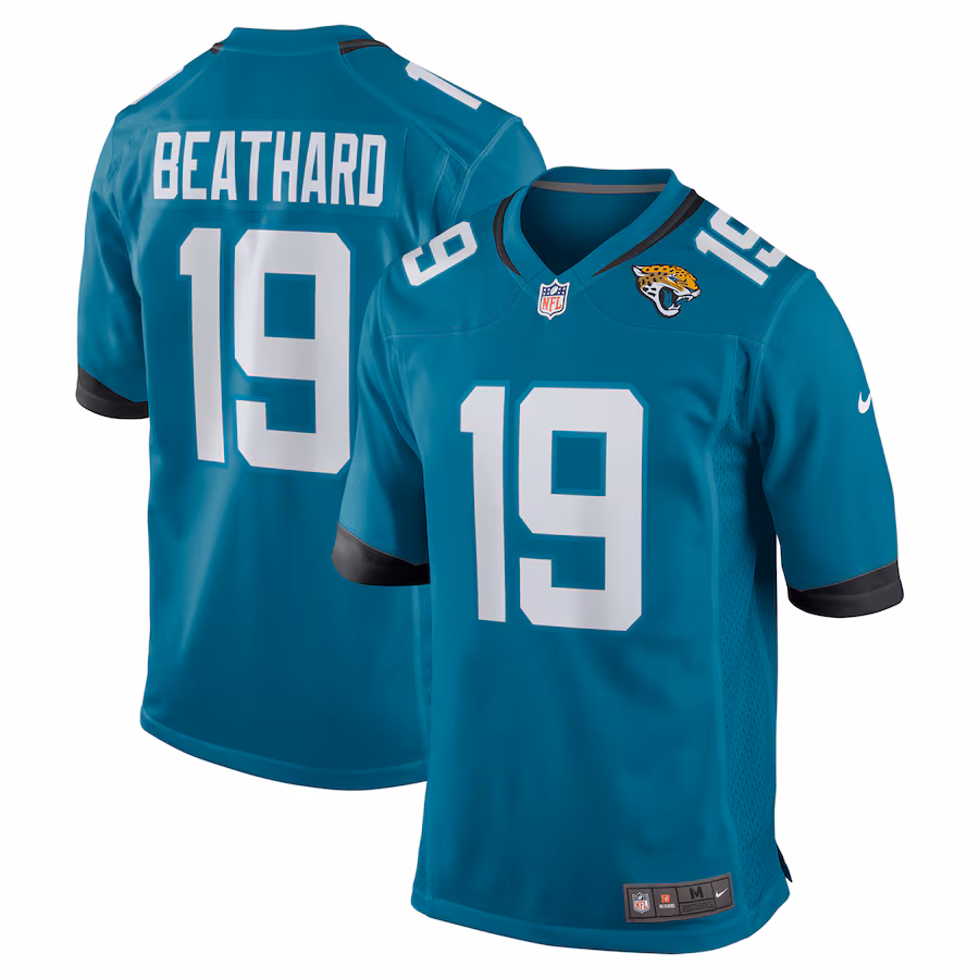 Men's Jacksonville Jaguars C.J. Beathard Nike Teal Team Game Jersey