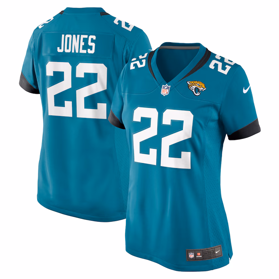 Women's Jacksonville Jaguars Jarrian Jones Nike Teal Game Jersey