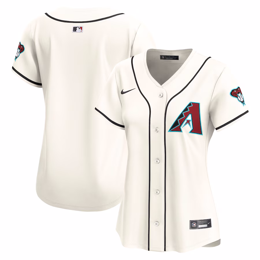 Women's Arizona Diamondbacks Nike Cream Home Limited Jersey