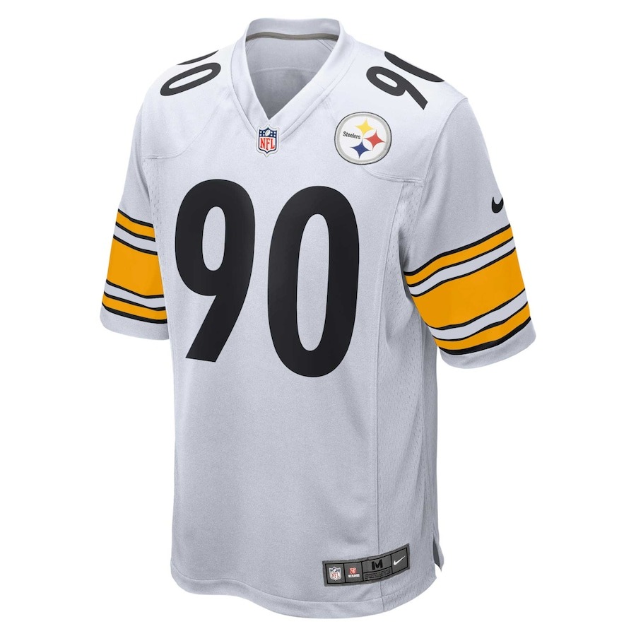Men's Pittsburgh Steelers T.J. Watt Nike White Game Jersey