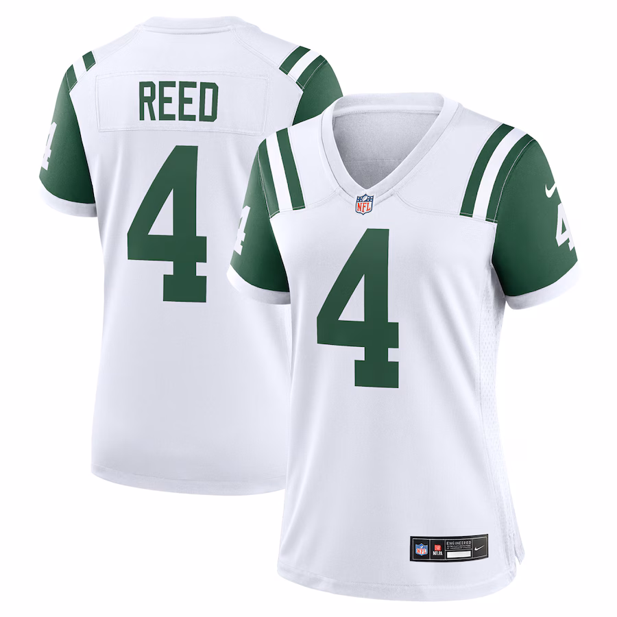 Women's New York Jets D.J. Reed Nike White Classic Alternate Player Game Jersey