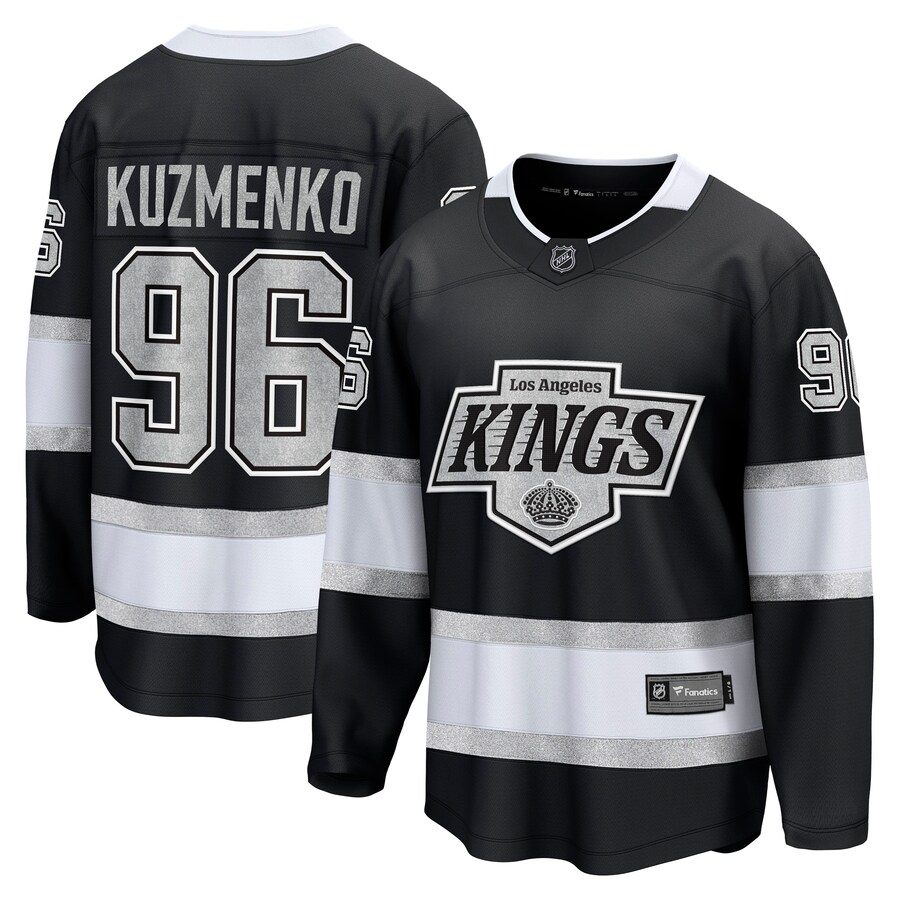 Men's Los Angeles Kings Andrei Kuzmenko Fanatics Black Home Breakaway Jersey