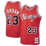 Men's Chicago Bulls Michael Jordan Mitchell & Ness Red 1984/85 Hardwood Classics Rookie Authentic Jersey