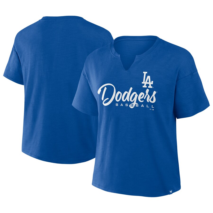 Women's Los Angeles Dodgers Fanatics Royal Fan Fave Stadium Slub T-Shirt