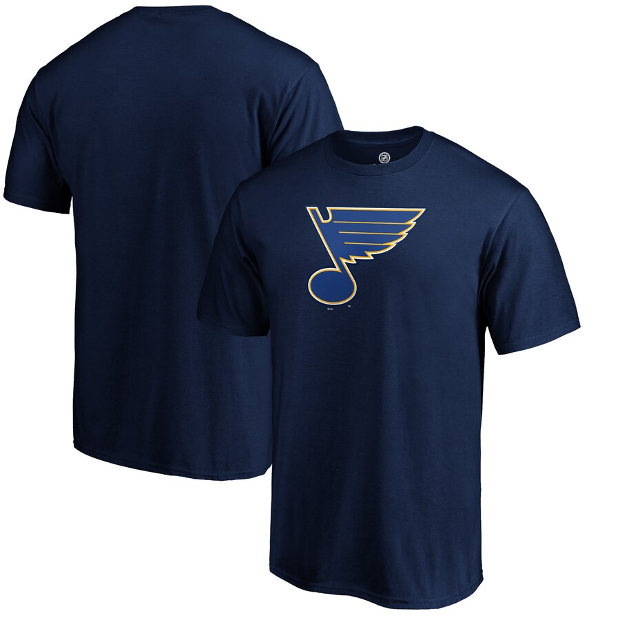 Men's St. Louis Blues Navy Primary Logo T-Shirt