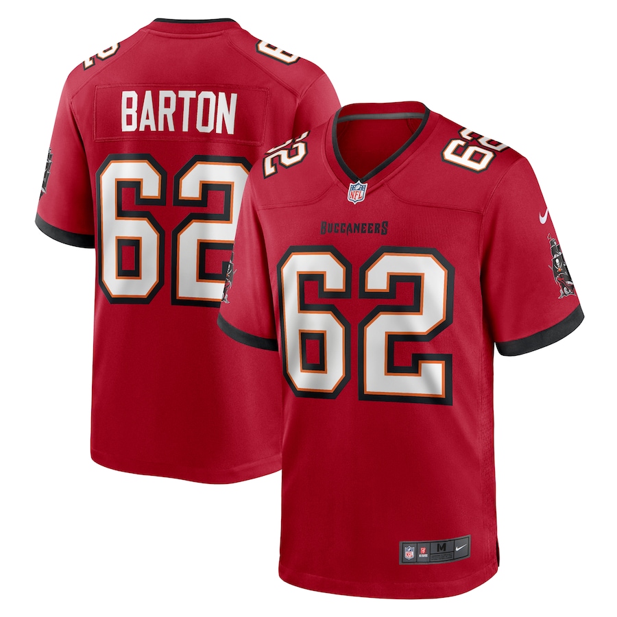 Men's Tampa Bay Buccaneers Graham Barton Nike  Red  Game Jersey