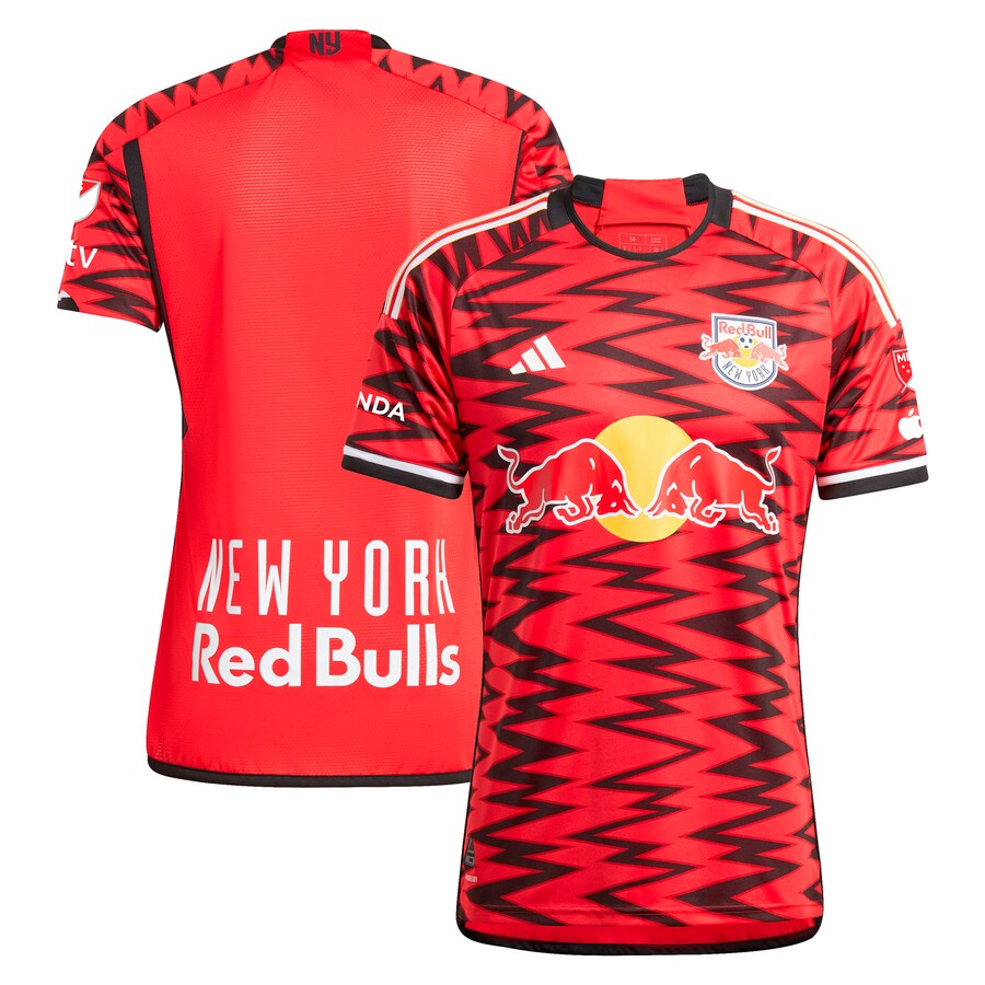 Men's New York Red Bulls  adidas Red 2024 Legacy Authentic Jersey