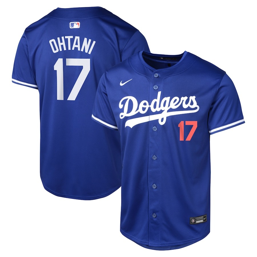Men's Los Angeles Dodgers Shohei Ohtani Nike Royal 2024 World Series Champions Alternate Limited Player Jersey
