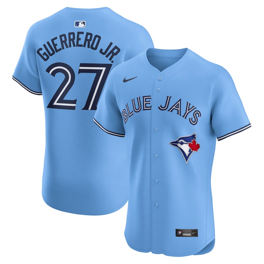 Men's Toronto Blue Jays Vladimir Guerrero Jr. Nike Powder Blue Alternate Elite Player Jersey