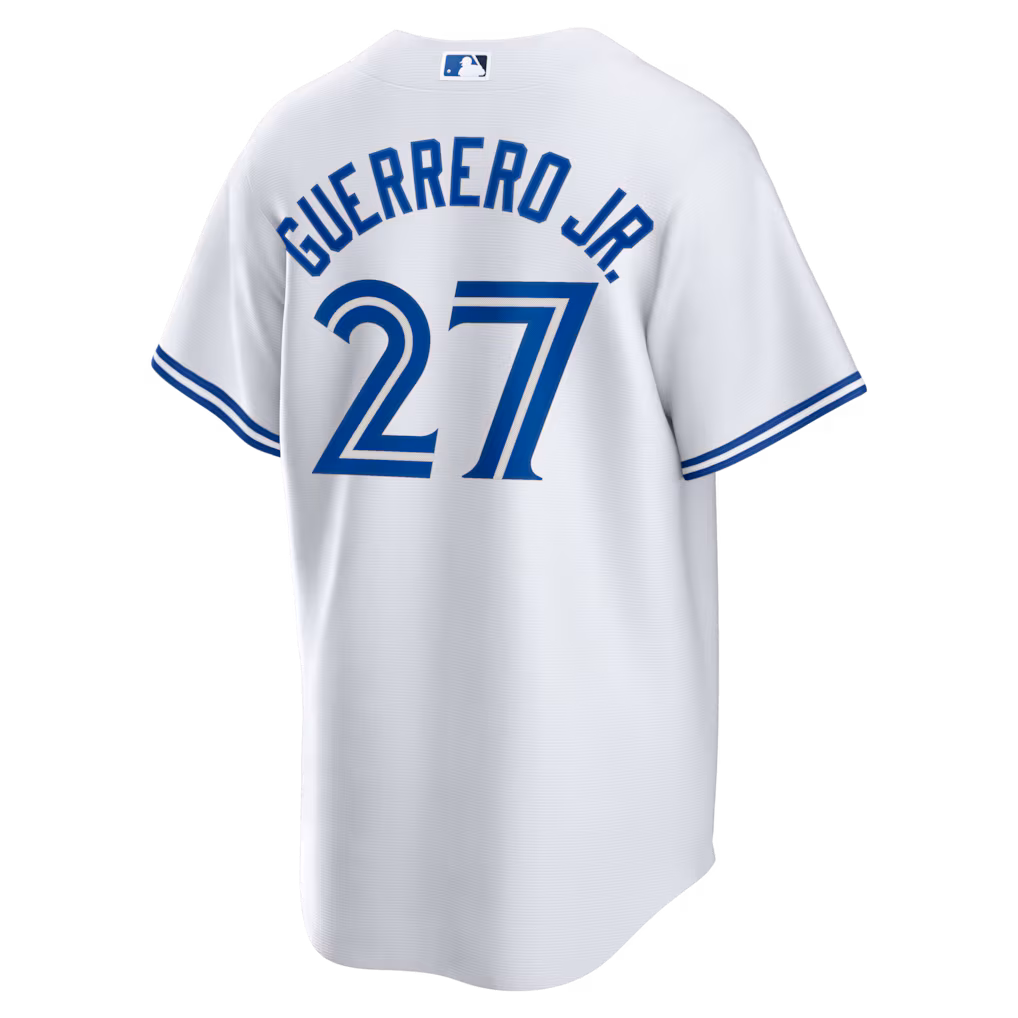 Men's Toronto Blue Jays Vladimir Guerrero Jr. Nike White 2025 World Series Replica Jersey