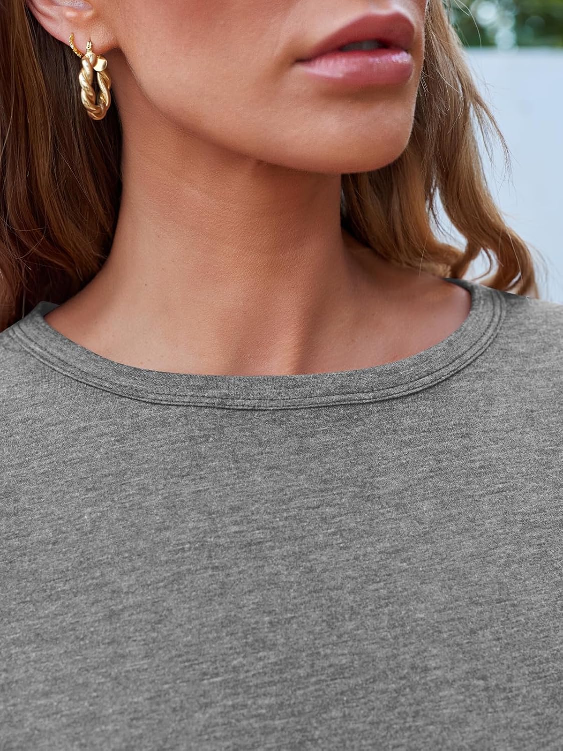 SUNBS Women’s 3-Pack Long Sleeve Tops Loose Fit Fall Shirts 2025 Basic Casual Tees