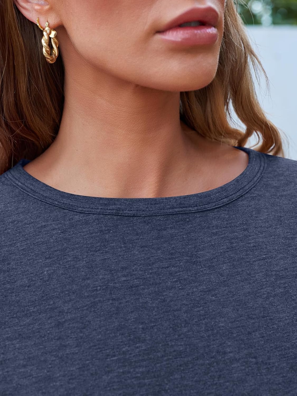 SUNBS Women’s 3-Pack Long Sleeve Tops Loose Fit Fall Shirts 2025 Basic Casual Tees