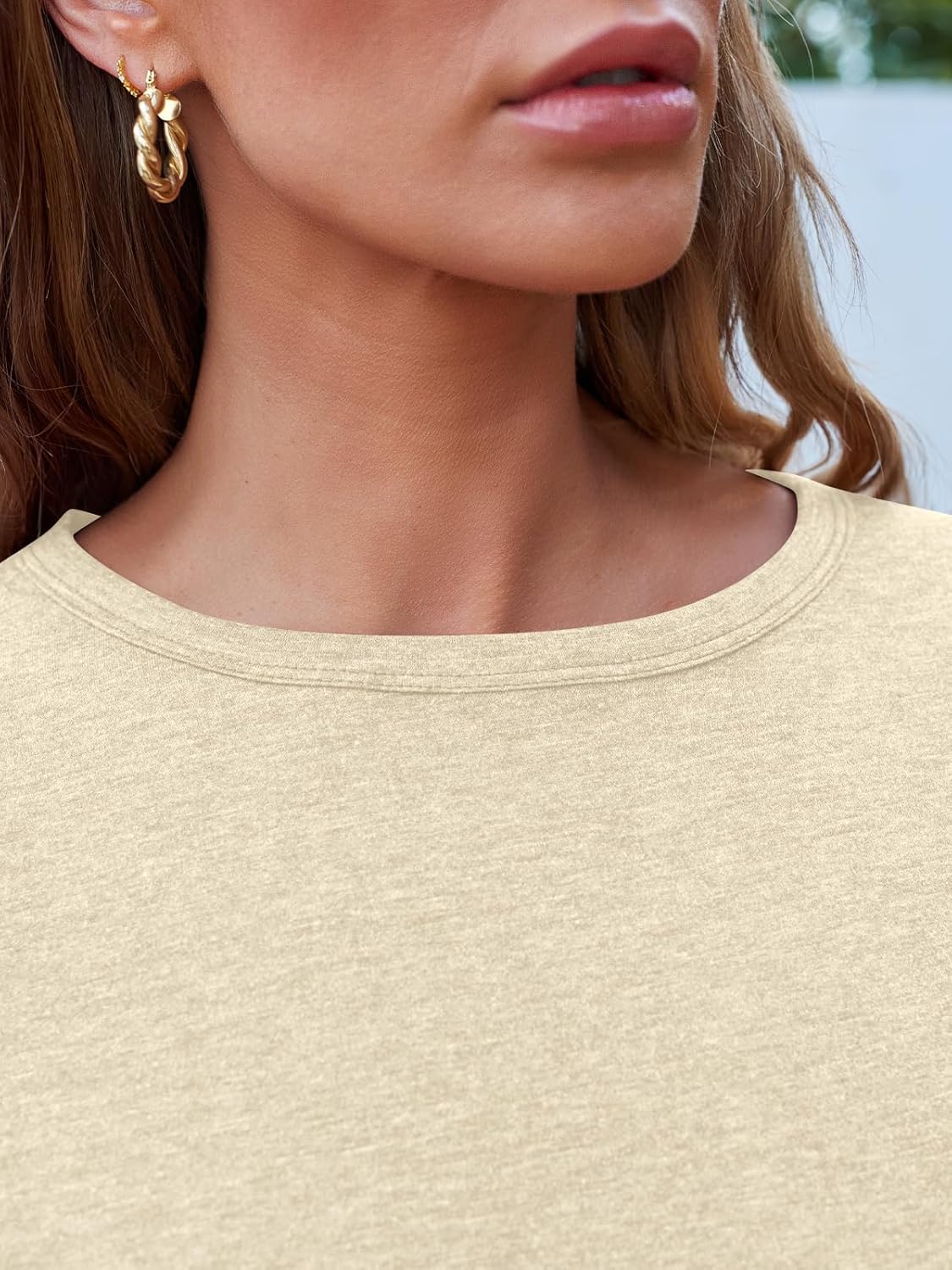 SUNBS Women’s 3-Pack Long Sleeve Tops Loose Fit Fall Shirts 2025 Basic Casual Tees