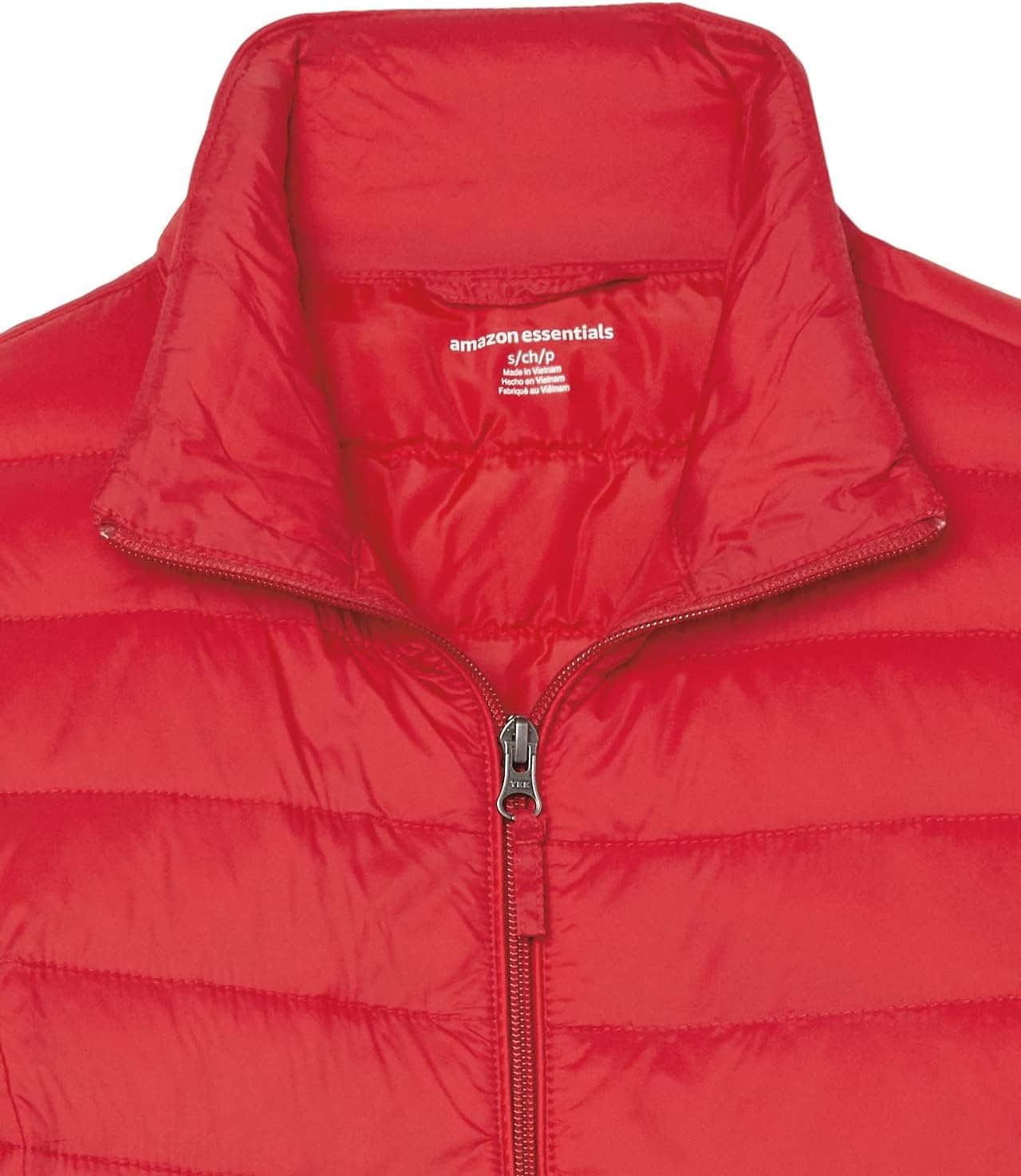 Amazon Essentials Women's Lightweight Long-Sleeve Packable Water-Resistant Puffer Jacket (Plus Sizes Available)