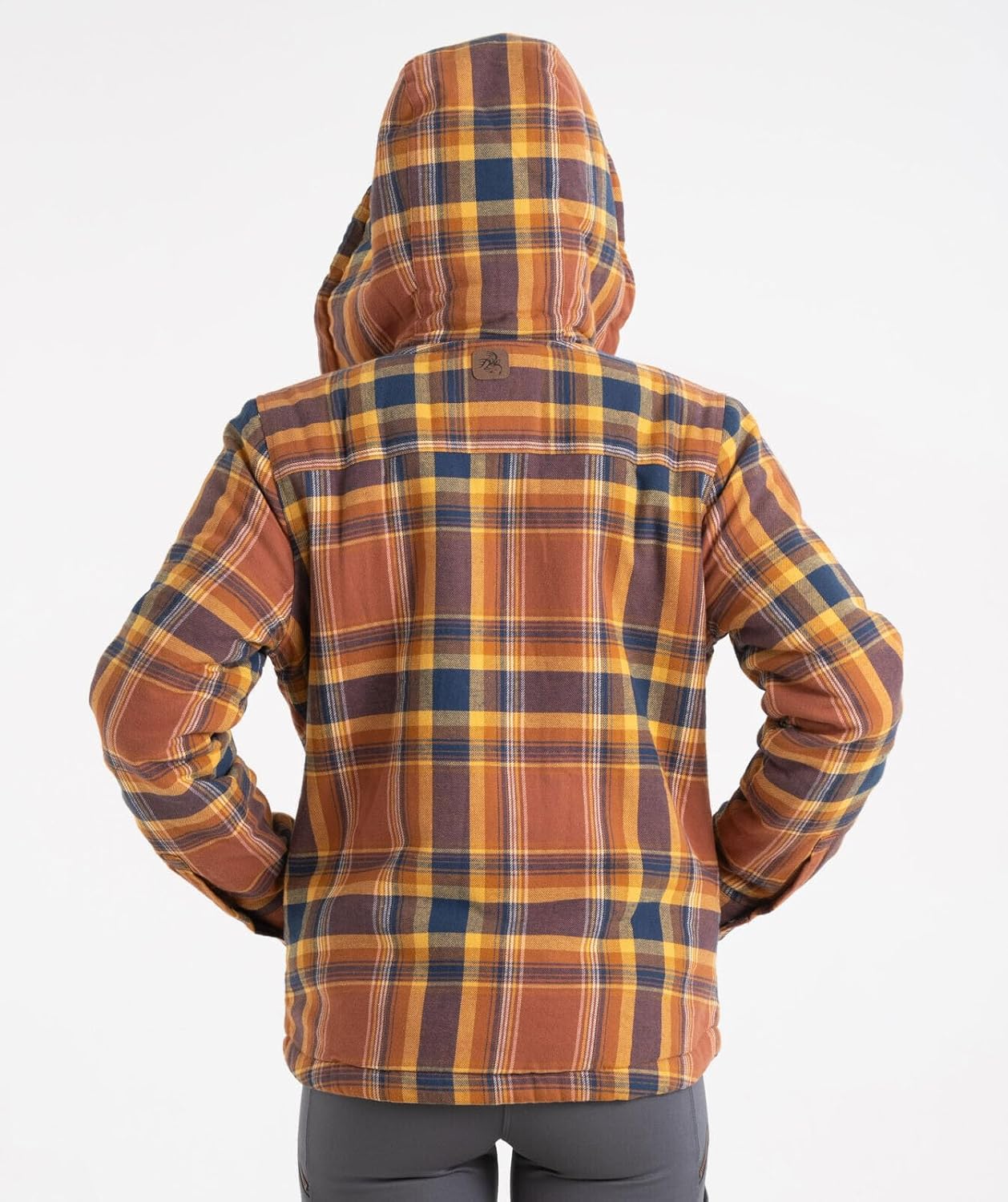 Legendary Whitetails Women's Berber-Lined Hooded Shacket Button Down Shirt Jacket with Drawstring Hood