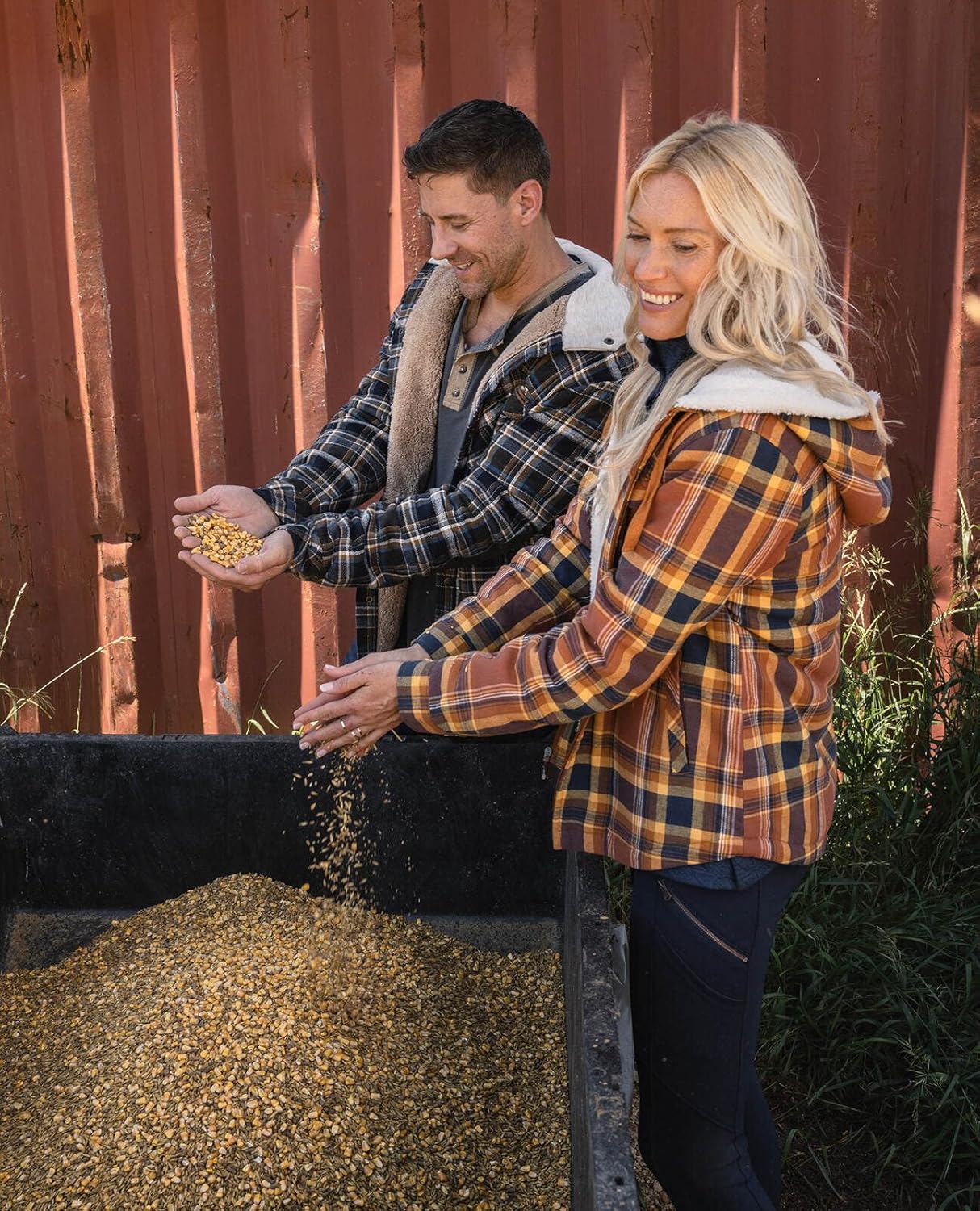 Legendary Whitetails Women's Berber-Lined Hooded Shacket Button Down Shirt Jacket with Drawstring Hood