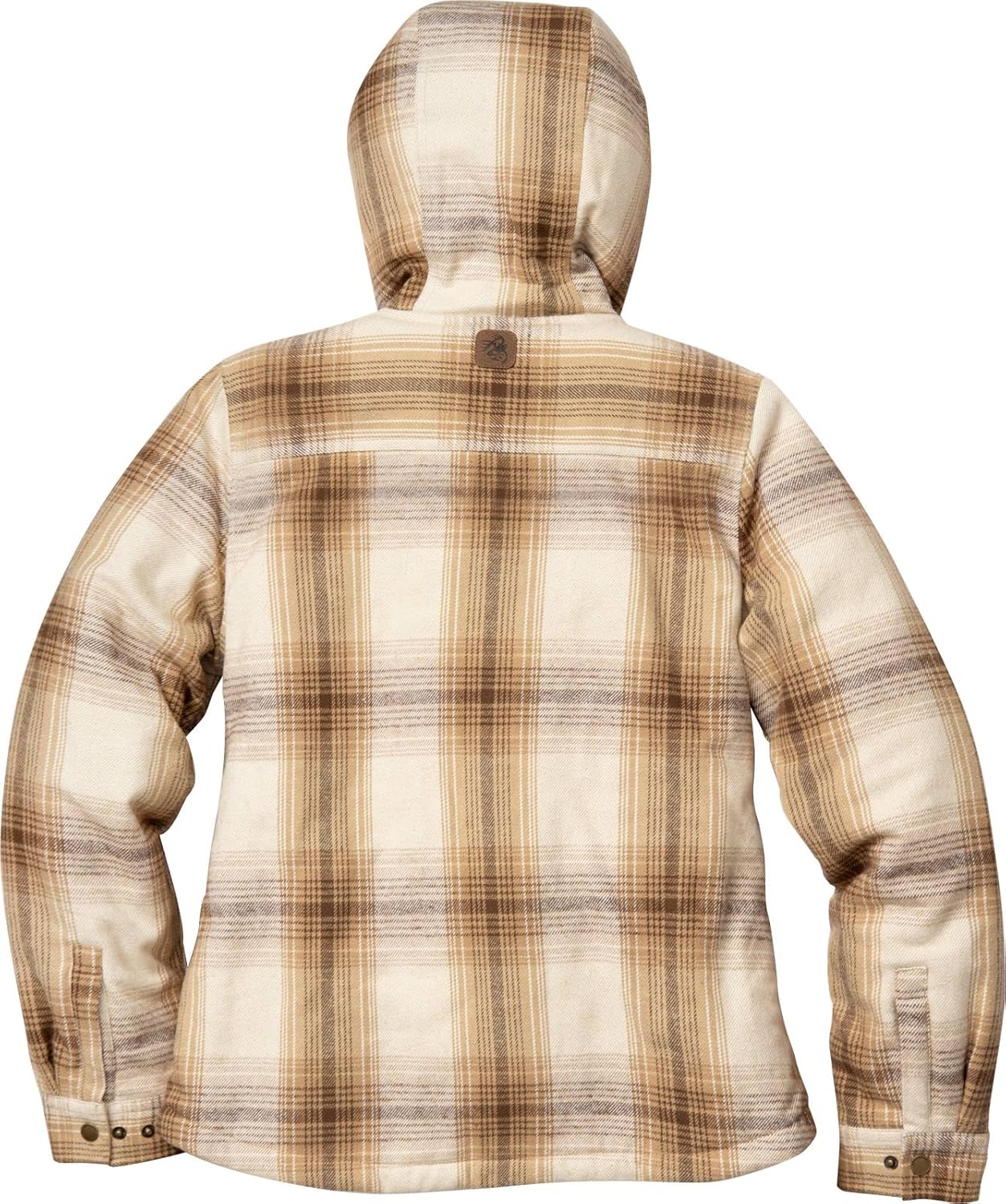Legendary Whitetails Women's Berber-Lined Hooded Shacket Button Down Shirt Jacket with Drawstring Hood
