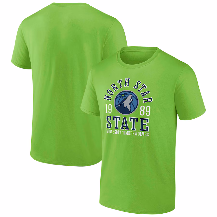 Men's Minnesota Timberwolves  Fanatics Green The Extras Iconic T-Shirt