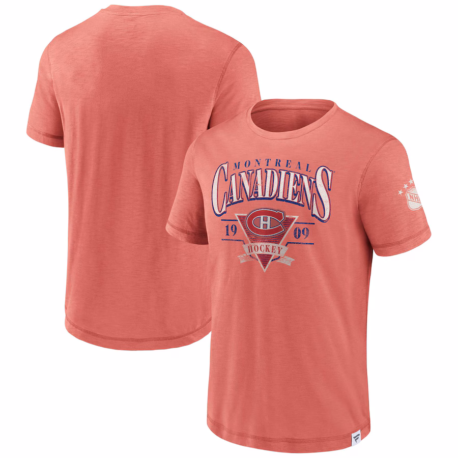 Men's Montreal Canadiens Fanatics Red Elusive Slub T-Shirt