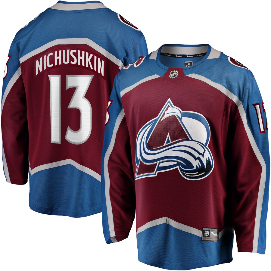 Men's Colorado Avalanche Valeri Nichushkin Fanatics Branded Burgundy Breakaway Player Jersey