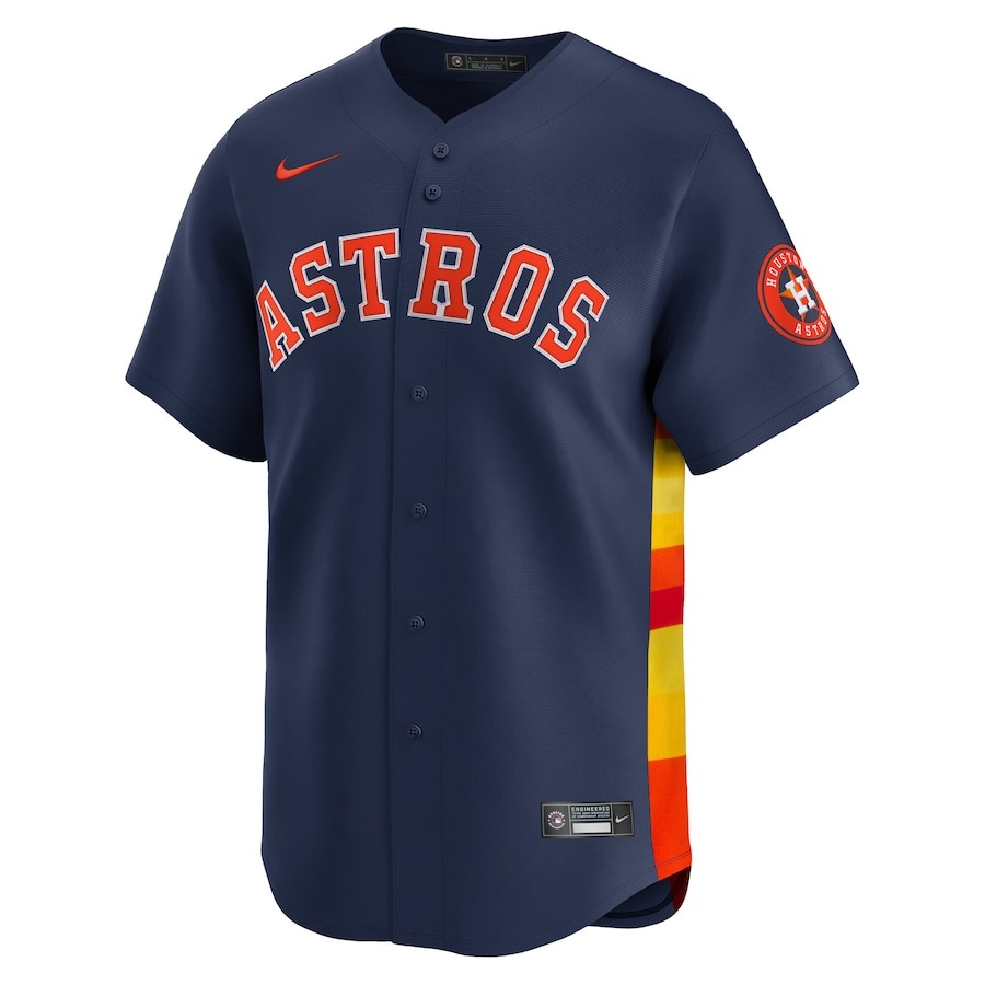 Men's Houston Astros Jose Altuve Nike Navy Alternate Elite Player Jersey