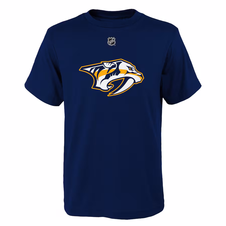 Youth Nashville Predators Navy Primary Logo T-Shirt
