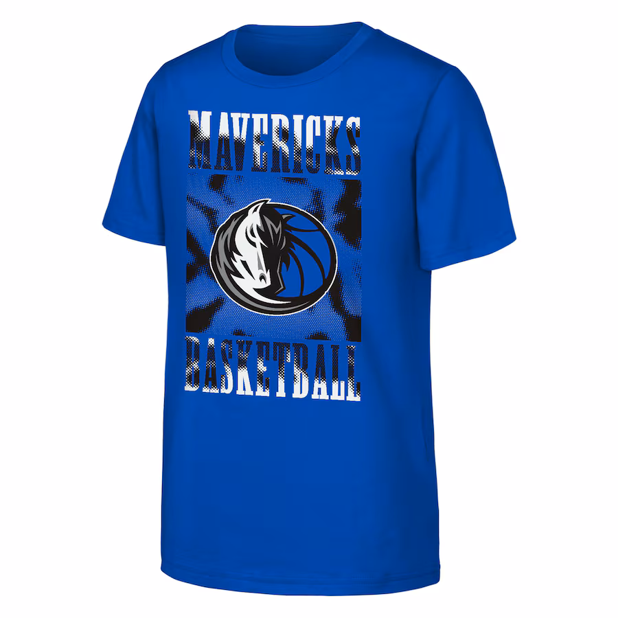 Youth Dallas Mavericks  Blue Garage Hero T-Shirt