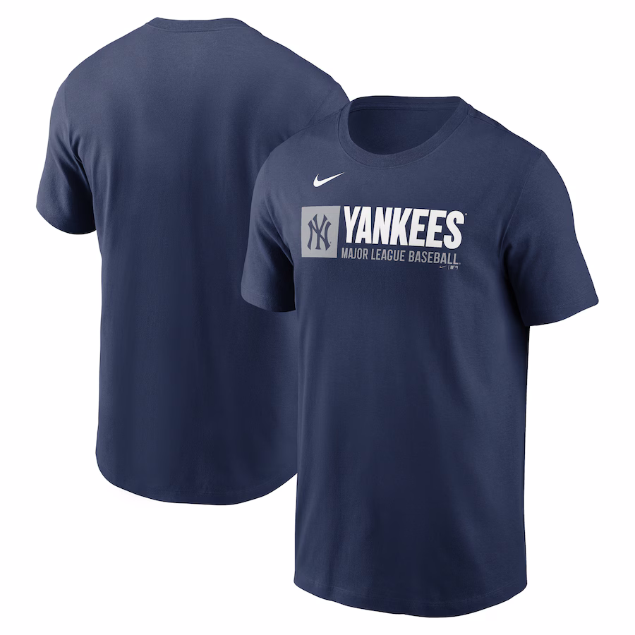 Men's New York Yankees Nike Navy Team Block T-Shirt