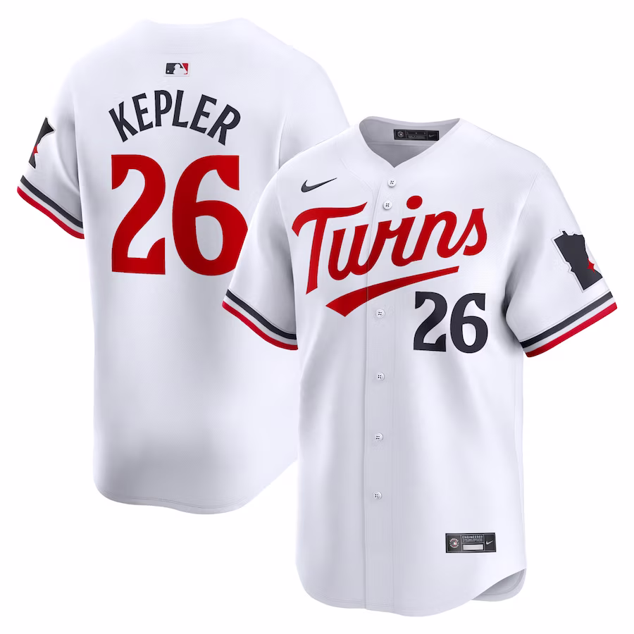 Men's Minnesota Twins Max Kepler Nike White Home Limited Player Jersey