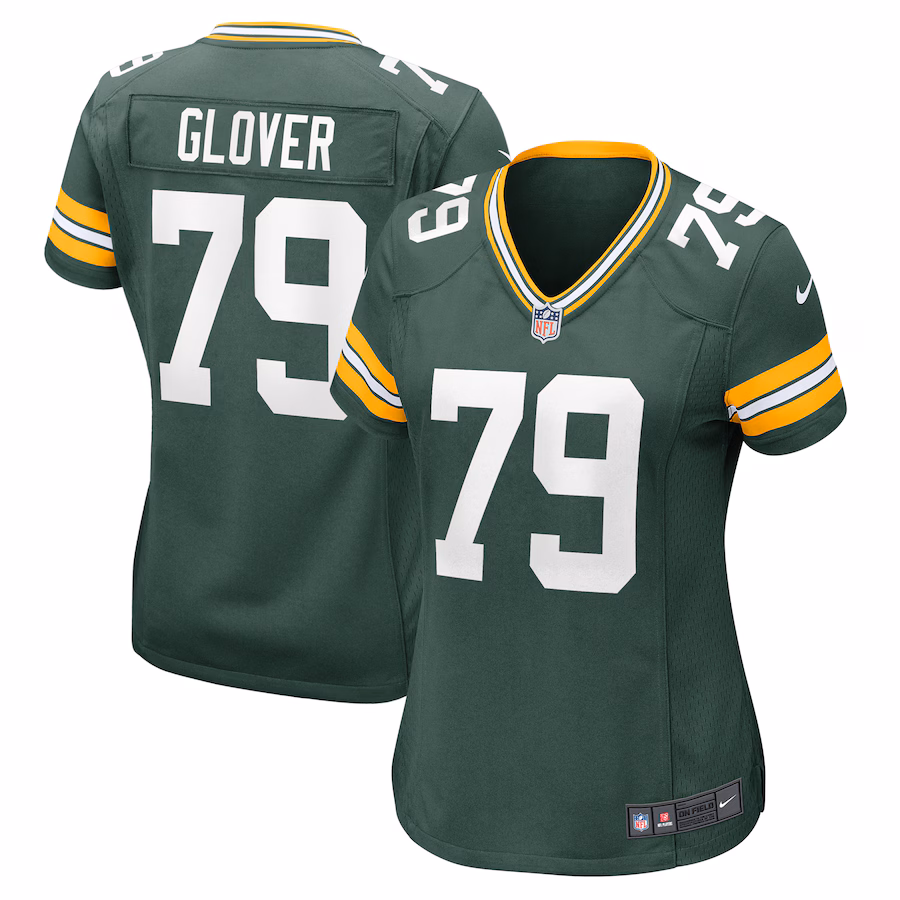 Women's Green Bay Packers Travis Glover Nike Green Game Jersey