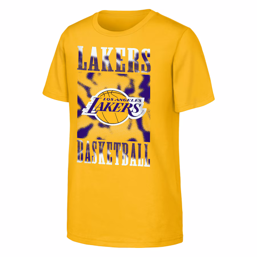 Youth Los Angeles Lakers  Gold Garage Hero T-Shirt